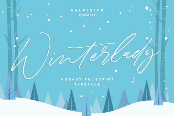 Winterlady Font Poster 1