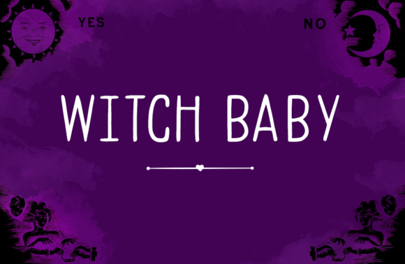 Witch Baby Font Witch Baby Font Poster 1