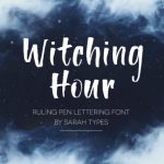 Witching Hour Font Poster 1