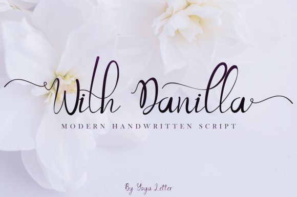 With Danilla Font Poster 1