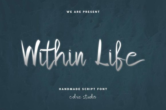 Within Life Font Poster 2