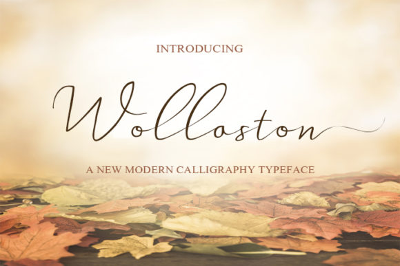 Wollaston Font Poster 1