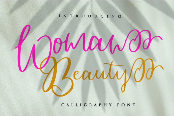 Woman Beauty Font Poster 1