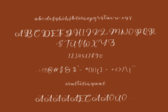 Woman Beauty Font Poster 5