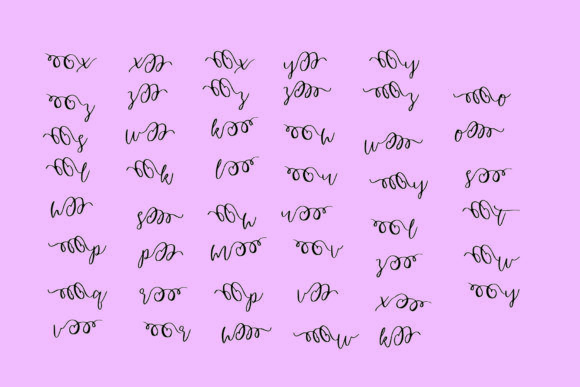 Woman Beauty Font Poster 6