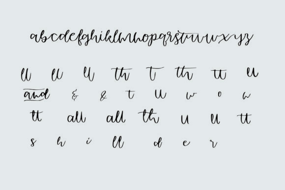 Woman Beauty Font Poster 7