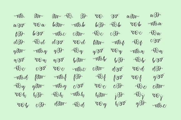 Woman Beauty Font Poster 8