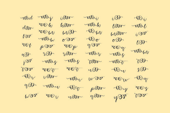 Woman Beauty Font Poster 9