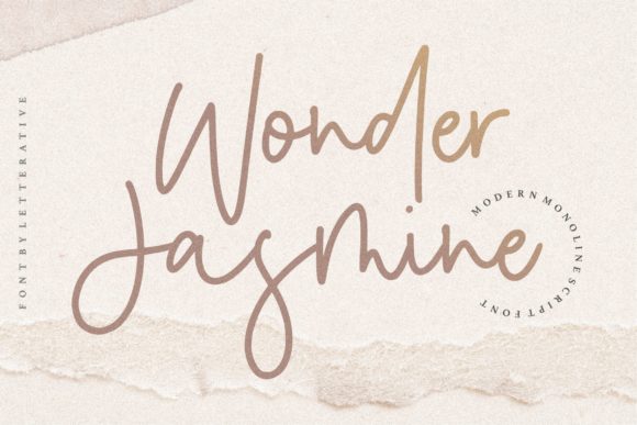 Wonder Jasmine Font Poster 1