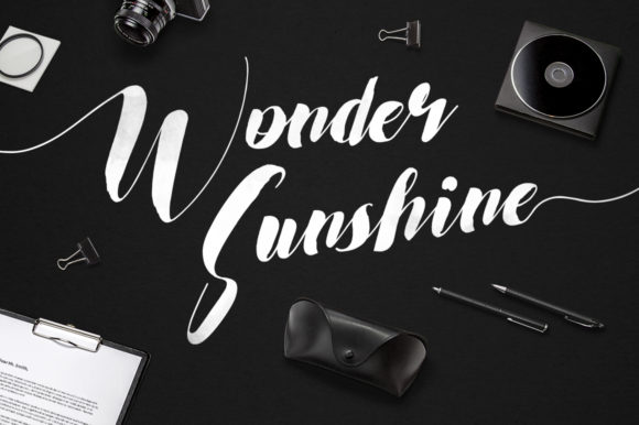 Wonder Sunshine Font Poster 1