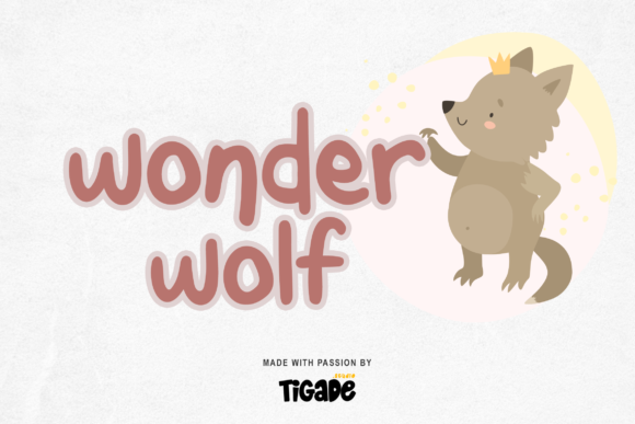 Wonder Wolf Font Poster 1