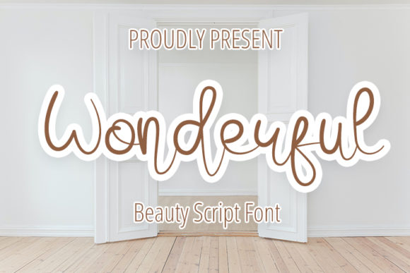 Wonderful Font Poster 1