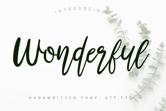 Wonderful Font