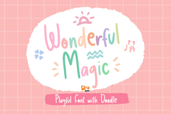 Wonderful Magic Font Poster 1