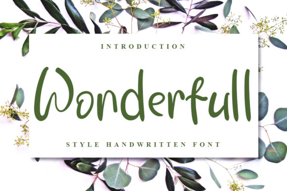 Wonderfull Font Poster 1