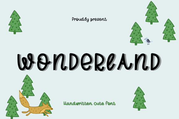 Wonderland Font Wonderland Font Poster 1