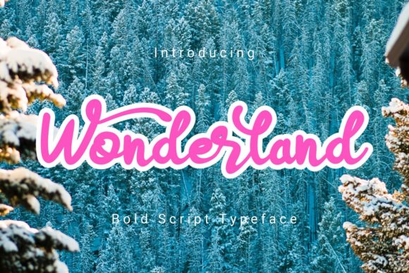 Wonderland Font Poster 1