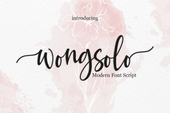 Wongsolo Font Poster 1
