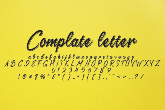 Workline Font Poster 4