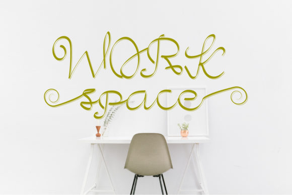 Workspace Font Poster 1