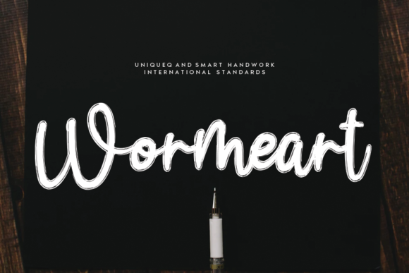 Wormeart Font Poster 1