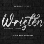 Wristen Font Poster 1