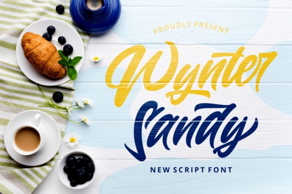 Wynter Sandy Font Poster 1