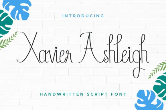 Xavier Ashleigh Font Poster 1