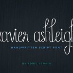 Xavier Ashleigh Font Poster 2