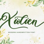 Xiolien Font Poster 1