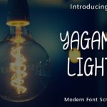 Yagami Light Font Poster 1