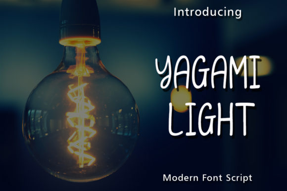 Yagami Light Font Poster 1