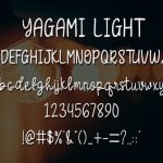 Yagami Light Font Poster 5