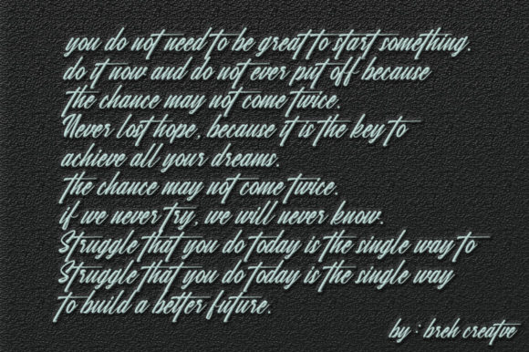 Yastrib Font Poster 8