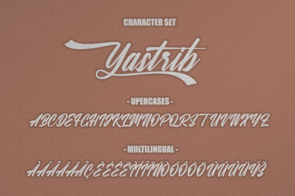 Yastrib Font Poster 9
