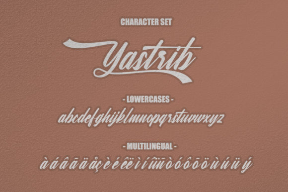 Yastrib Font Poster 10