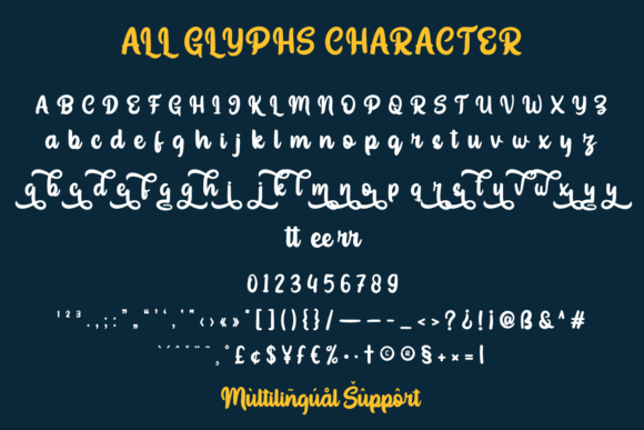 Yegufet Font Poster 13