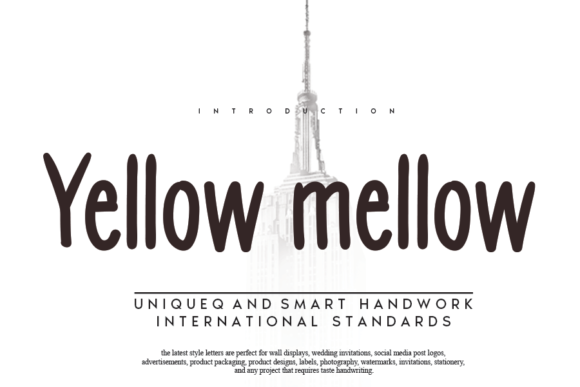 Yellow Mellow Font