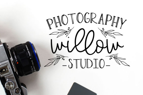 Yellow Tulips Font Poster 3