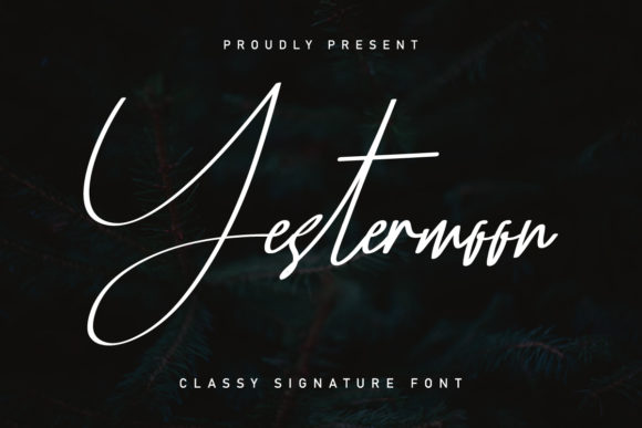 Yestermoon Font