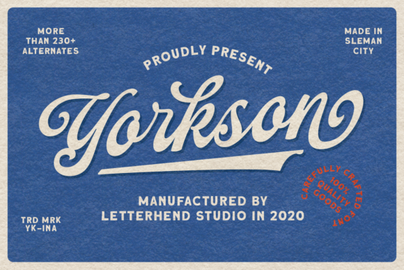 Yorkson Font Poster 1