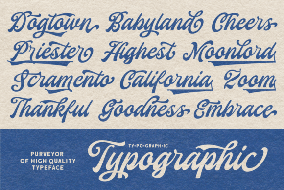 Yorkson Font Poster 4