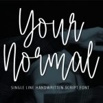 Your Normal Font Poster 1