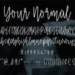 Your Normal Font Poster 2