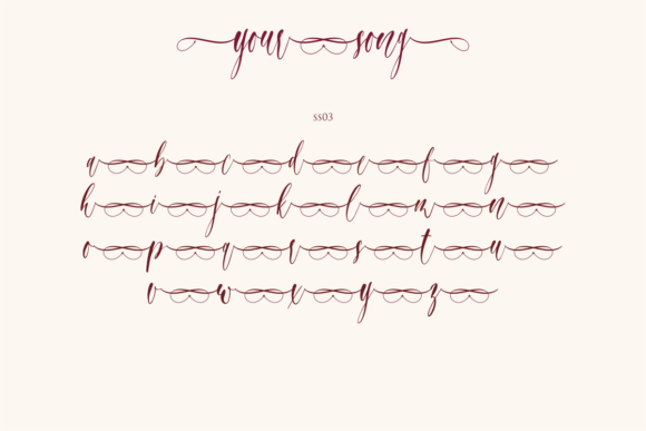Your Song Font Poster 10