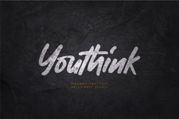 Youthink Font Poster 1