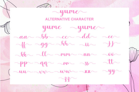 Yume Font Poster 3