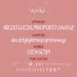 Yuriko Font Poster 3