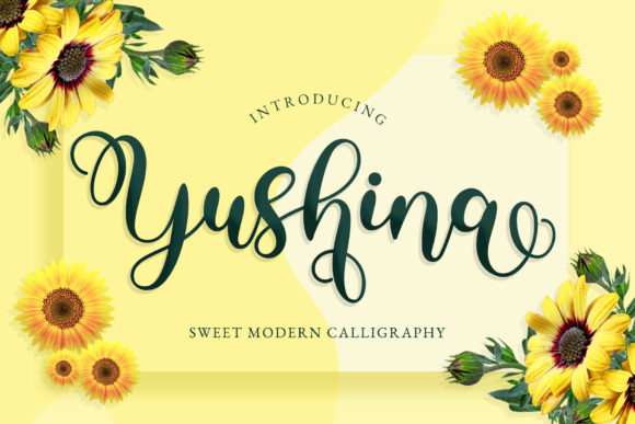 Yushina Font Poster 1