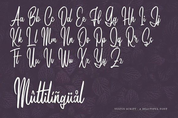Yustin Font Poster 2